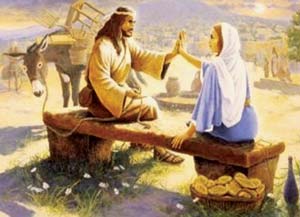 The Jewish prophet Joshua and his wife Maria